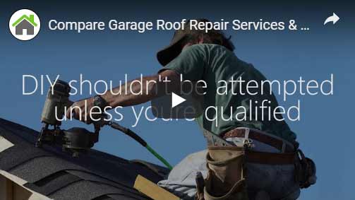 video on replacing and repairing garage roofing